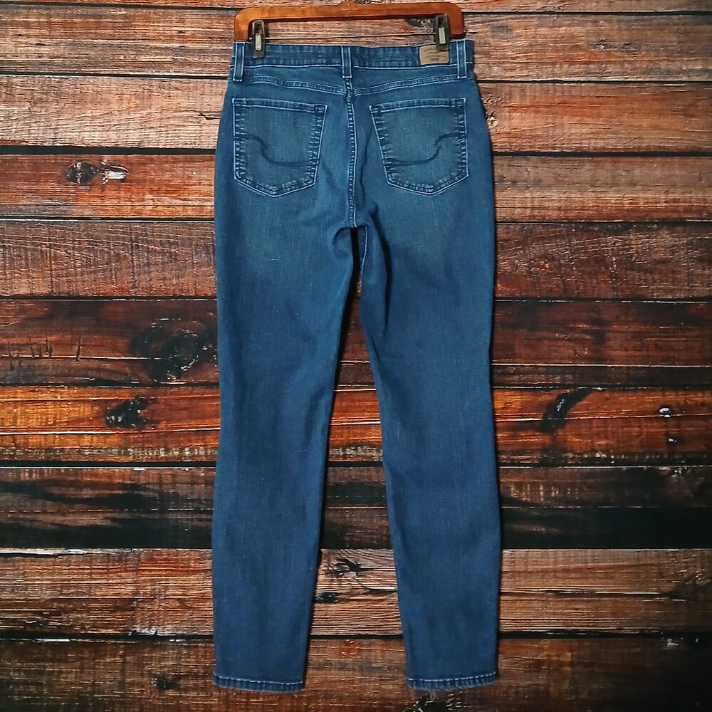 Levis Signature Gold Jeans 8 Short Skinny Totally Shaping Blue Denim Stretch - Picture 3 of 9